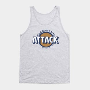 Defunct Sacramento Attack Arena Football 1992 Tank Top